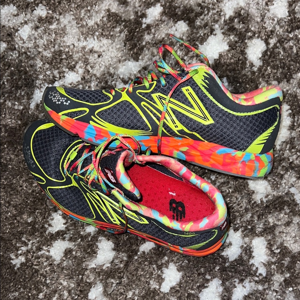 New Balance RC1400 Gray and Neon Sneakers